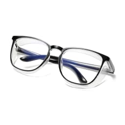 Anti Blue Light Glasses Lightweight PC Frames Square Clear Lens Glasses Anti Pollen Safety Goggles Eyewear Accessories