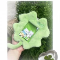 Cute Photocard Case Student Card Holder Cartoon Star Shape Photo Card Holder Bag Keychain Idol Photos Protective Cover
