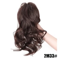12 Inch Short Curly Clip-In Ponytail Extension-Synthetic Hair for Women Voluminous Claw Clip Hairpiece for Everyday Wear