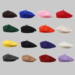 Berets Hat Autumn Winter Warm Berets Hat Solid Color Elegant Plain Cap Retro All Matched French Artist Hat Lady Plain Cap