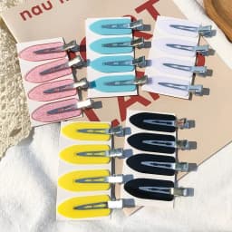 10/4Pcs Set No Bend Seamless Hair Clips Side Bangs Barrettes for Makeup Washing Face Styling Hair Accessories for Women Girl