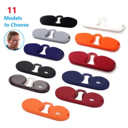 NONOR Silicone Nose Clip Pocket Reading Glasses for Men Women