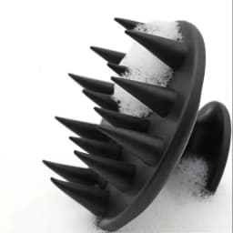 1pc Portable Silicone Head Massage Brush, Deep Cleansing Scalp and Hair Care Brush, Massage Shampoo Brush, Shower Brush