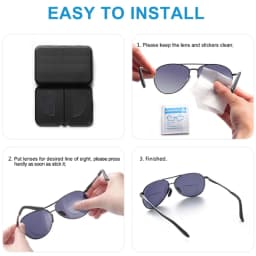 2025 Liquid Silicone Bifocal Reading Glasses Lens Stick-on Lenses unisex Portable Reusable Compact Lenses +1.25 To +3.0
