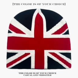 Warm Casual Fashion Personal Beanies Rap Versatile Outdoor Street New Men Women European Style Jacquard Union Jack Knitted Hats