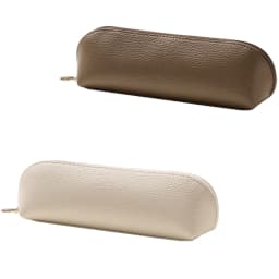 Exquisite Large Capacity Leather Pouch | Multifunctional Makeup Brush Case Pencil Bag | Multi-color Textured