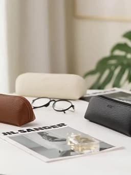 Exquisite Large Capacity Leather Pouch | Multifunctional Makeup Brush Case Pencil Bag | Multi-color Textured