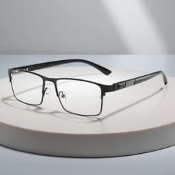 Vintage Metal Square Reading Glasses Men Classic Presbyopic Glasses Male Business Anti-blue Light Eyeglasses