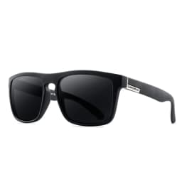 2PCS Fashion Square Polarized Sunglasses Men Vintage Plastic Male Sun Glasses Women Stylish Black Sport Shades UV400