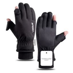 GTUBIKE Winter Warm Gloves for Outdoor Cycling Skiing Thickened Cold Resistant Glove Waterproof Touch Screen Camping Equipment
