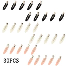 30pcs/Set Basic No Crease Hair Clips For Women Girls Hair Styling Makeup No Bend Hairpins Barrettes Fashion Hair Accessories