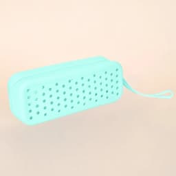 Portable Silicone Swim Goggle Case Perforated Breathable Eyeglasses Storage Bag Durable Swimming Goggles Protection Travel Use
