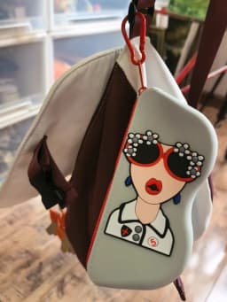 Flexible Silicone Eyeglass Pouch | Cute Goddess Style Eyewear Case for Women, Durable Travel Glasses Holder