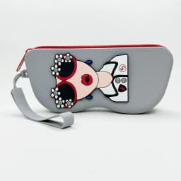 Flexible Silicone Eyeglass Pouch | Cute Goddess Style Eyewear Case for Women, Durable Travel Glasses Holder