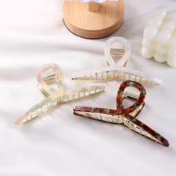 1/3/5pcs Metal Grab Clip, Women's Hair Clip, Large Shark Clip, Large Hair Volume, Fashionable Temperament, Hair Clip Headband