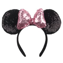 2023 Mouse Ears Headband For Girls Adults 5''Polka Dot Bow Hairband Festival Party Travel DIY Hair Accessories