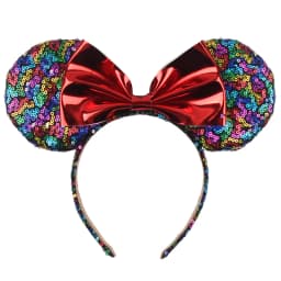 2023 Mouse Ears Headband For Girls Adults 5''Polka Dot Bow Hairband Festival Party Travel DIY Hair Accessories
