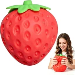 New Fruit Shape Strawberry Squeeze Ball Soft Big Stress Relief Toy Funny Fruit Shape Toy Office & School Stress Relief