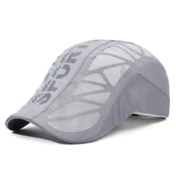 Summer New Arrival SPORT Letter Front-Panel Cap for Men Breathable Mesh Quick-Dry Sun Hat Outdoor UV Protection Baseball Cap