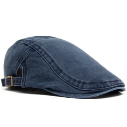 Streetwear Flat Cap Unisex Casual Adjustable Ivy Cap Travel Vintage Washed Cotton Newsboy Cap Simple Daily Party Dating Hat