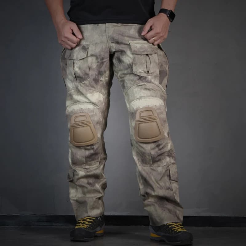 Emersongear E3 Pants With Knee Pads Combat Camouflage Mens Trousers Duty Cargo Outdoor Pant Hunting Hiking Sports