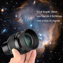 Svbony SV190 Telescope Eyepiece 1.25" UF10mm/18mm Ultra Flat Field Eyepiece FMC