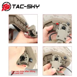 TAC-SKY Tactical Helmet Ops Core ARCRail Adapter Helmet Mount is Suitable for Tactical COMTA II COMTA III Shooting Headse