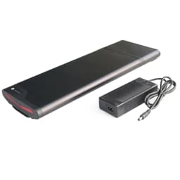 Ultra Thin 24V 36Ah E-Bike Battery Rear Rack Carrier Ebike Battery 36V 8Ah 10Ah 24V 10Ah Electric Bike Battery + Charger