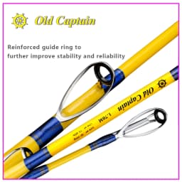 Old Captain 1.6m 5 Feet Very Strong Solid Tip Boat Rod Casting XH Offshore Sea Fast Jigging Fishing Hard Spinning Grouper Pole