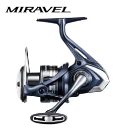 SHIMANO Reel MIRAVEL Spinning Fishing Reel 5+1BB 5.0:1/6.2:1 Ratio Metal Spool 3-11KG Power HGN Gearing Saltewater Fishing Reels