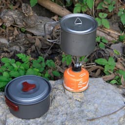 Tiartisan Camping Titanium Mug 900ml Portable Tableware Water Cup with Lid Folding Handle Outdoor Picnic Cookware Pot Ta8316