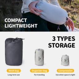Naturehike CW400 Sleeping Bag Winter Lightweight 650FP Duck Down Sleeping Bag Ultralight Waterproof Hiking Camping Sleeping Bag
