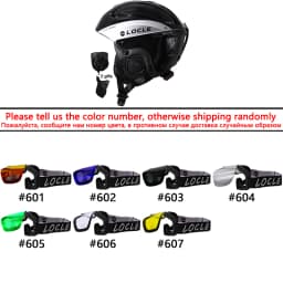 LOCLE Ski Helmet Men Women CE Safety In-mold Skiing Snowboard Skateboard Snowmobile Helmet Size S/M/L/XL
