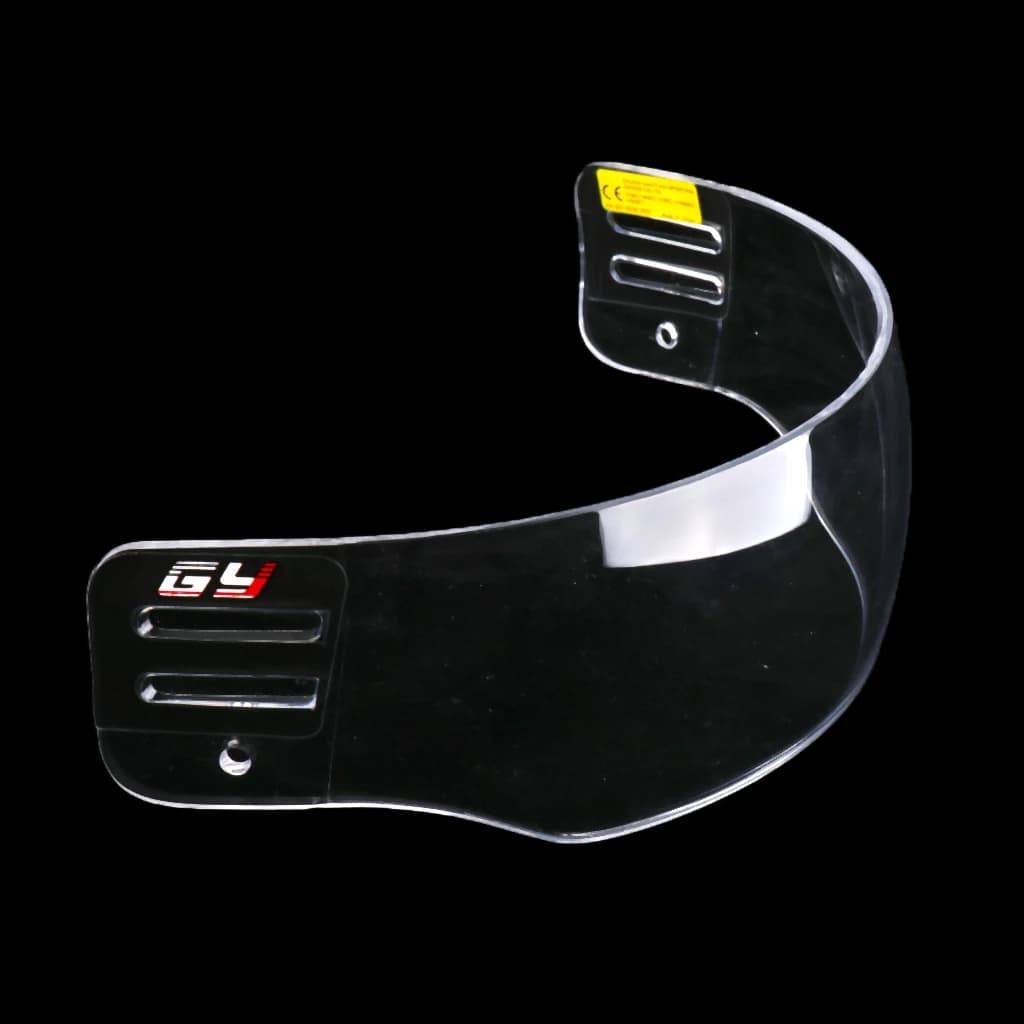 CE Approved Ice Hockey Clear Visor Anti-fog and Anti-scratch Face Shield Resistant With Mounting Hardware For Outdoor Activties