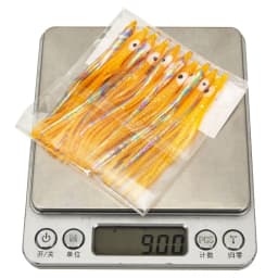100pcs Luminous Squid Skirts Soft Lure 8cm Night Fishing Accessories Lure Bait Octopus Glow Rubber Artificial Bait for Tuna