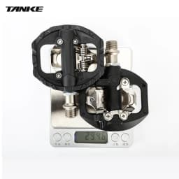 TANKE Mountain Bike Pedals 3 Sealed Bearing SPD Dual Clipless Flat & Lock Pedal Aluminum Cycling Pedals nylon cycling accessorie