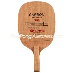Original YINHE 988 Carbon Table Tennis Blade Fast Attack Japanese Penhold JS Handle Racket Ping Pong Bat Paddle