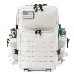 25L/ 45L Tactical Backpack Heavy Duty Camping Hiking Travel Commute School Rucksack With Bottle Holder