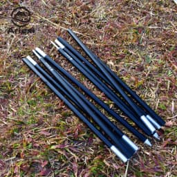 Aricxi 2pcs a lot High Quality Outdoor Ultralight 7075 Aluminium Alloy Sun Shelter Support Rod Pole tarp poles black