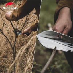 Naturehike Camping Shovel Outdoor Multifunctional Hiking Tactical Survival Emergency Tool Mini Portable Bushcraft Garden Shovels