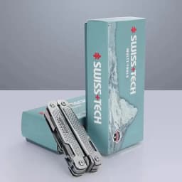 SWISS TECH 15in1 Outdoor Multi-tool Camping Supplies EDC Survival Tactical Hunting Hiking Pocketknife Nature Hike