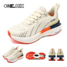 ONEMIX Cushioned Running Shoes Women Fall Winter Heavy Runners Lace-up Women Jump Rope Dance Non-slip Outdoor Sneakers