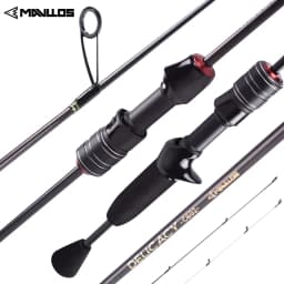 Mavllos Delicacy BFS Casting Rod with Solid UL Tip Lure 0.6-8g/0.8-10g Carbon Ultralight Carp Fishing Rod,Trout Spinning Rod
