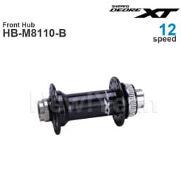 SHIMANO DEORE XT M8110 HUB Groupset Front Hub 100/110x15 mm and Rear FREEHUB 142/148x12 mm E-THRU Axle - Straight Spoke 12-speed