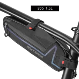 ROCKBROS Bicycle Bags Bike Frame Front Tube Bag Large Capacity Waterproof Triangle Bag Cycling Storage MTB Road Bike Accessories