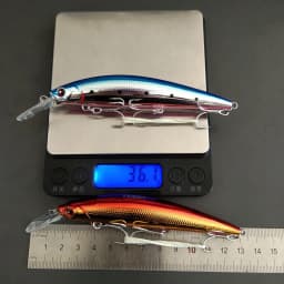 Noeby 3pcs 11cm 36g NEW Color Sinking 0.2-3m Minnow Fishing Lure Long Casting Large Trout Seabass Saltwater Hard Bait Wobbler