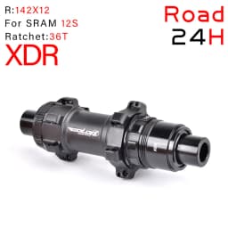 GOLDIX 370 Disc Brake Road Bike Hubs Straight Pull Sealed Bearing Super Light The Central 24H 36T for Shimano SRAM HG XDR 12S