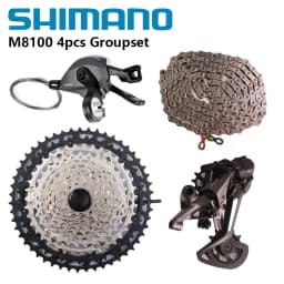 Shimano XT M8100 4PCS 12s Groupset Shifter+Rear Derailleur+Chain Sunrace CSMZ901 CSMZ903 Sunhine Cassette 46T 51T