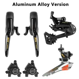 LTWOO RX Disc 2x12 Speed Road Bike Hydraulic Disc Brake Groupset Carbon & Alloy Version Capability with R7170 R8170