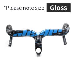 ULLICYC-Integrated Carbon Road Bicycle Handlebar, T800, 28.6mm, Gloss/Matte, Internal Routing, Superlight Bike Accessories